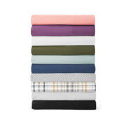 Mainstays MS9305771522-A4 4-Piece 300 Thread Count Luscious Merlot CVC Cotton Blend King Bed Sheet Set, Red