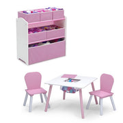 Delta Children 99606GN-1176 Toddler Playroom Set, Pink 4-Piece
