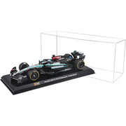 Bburago 18-28063 1:24 Race Formula Mercedes W15 Diecast Vehicle with Helmet (2024), Russell #63