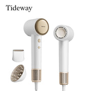 Focusee M02 Tideway High-Speed Hair Dryer with Brushless Motor, Ionic Care, 4 Heat Settings, Smart Thermo Control, Gold