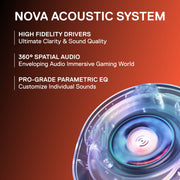 SteelSeries Arctis Nova Pro Xbox Wired Gaming Headset, High-Fidelity Audio, AI Noise-Cancelling Mic, Multi-System Connect, ComfortMAX Adjustable Fit, Black, 61528