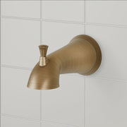 Signature Hardware Provincetown Diverter Tub Spout, Aged Brass, 6-5/8 in, 949098 FundamentALL