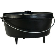 Lodge 10-Qt. Cast Iron Camp Dutch Oven