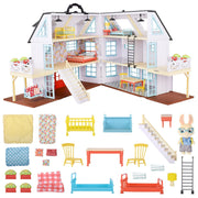 Honey Bee Acres 470191 Buzzby Farmhouse Doll Playset & Mini Figure, 25 Pieces, children Ages 3+
