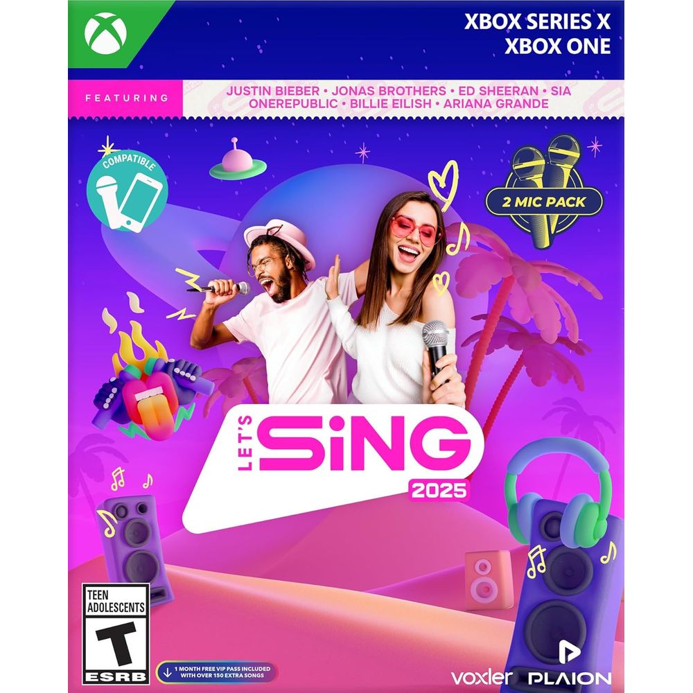Deep Silver Let's Sing 2025 (2 mic bundle) (Xbox Series X) – VIPOutlet