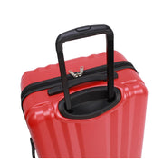 Moda Hard Side 3 Piece Luggage Set, Durable ABS Material, Multi-Level Locking Telescopic Handles, Smooth 4-Wheel Spinners, Coral, 28-Inch, 24-Inch, 20-Inch MD31014526853CL