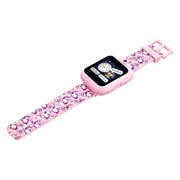 iTech 900228M-40-PNP Girls Earbuds & Smartwatch Set, Pink Unicorn Print