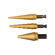 Irwin 15502 3 Piece Titanium Coated Unibit Set
