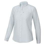 Huk Tide Point Long-Sleeve Fishing Shirt - White - M