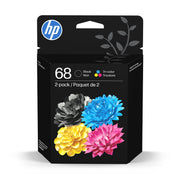 HP 6L6S2TN#RFD 68 Black/Tri-color Original Ink Cartridge2-pack