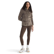 The North Face Women's Osito Full Zip Fleece Jacket, Soft Lightweight 100% Recycled Polyester, Secure Zip Hand Pockets, Elastic Cuffs, Mocha Brown, X-Large, NF0A7UQJ