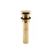 Signature Hardware HL-2743+T-P-PB Mushroom Pop Up Extra Long Straight Tub Drain with 1-1/2
