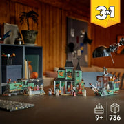 The LEGO Group 31167 Creator 3 in 1 Haunted Mansion Building Set, 736 Pieces, Includes 5 Minifigures, Ages 9+