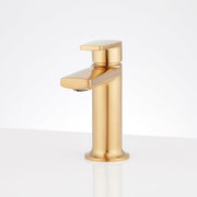 Signature Hardware Berwyn Single-Hole Bathroom Faucet, Brushed Gold