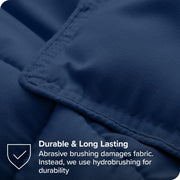 Bare Home Down Alternative Comforter Set 2-Pieces - All Seasons - Twin/Twin-XL, Dark Blue