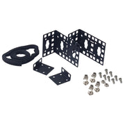 APC AR7711 NetShelter Zero U Accessory Mounting Bracket, Black Aluminum Rack Mount