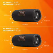 JBL Flip 7 Portable Waterproof Bluetooth Speaker, Bold JBL Pro Sound with AI Sound Boost, 16 Hours Playtime, Auracast Multi-Speaker Connection, PushLock System, Squad Color