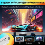ZYTKWT M15 Video Game Console, Portable 1080P HDMI Output, Dual 2.4G Wireless Controllers, 64GB Memory with 40,000+ Games, 28 Emulators
