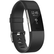 Fitbit FB407SBKL Charge 2 Heart Rate + Fitness Wristband, Black, Large