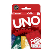 Mattel UNO 80th Ruby Red Anniversary Card Game, Classic Matching Colors and Numbers, Multicolor Deck, Ages 7 and Up, 2 to 10 Players, JGK30