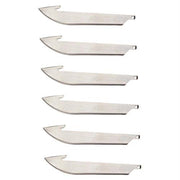 Outdoor Edge RR-6 6-Pack Stainless Steel Utility Replacement Blade