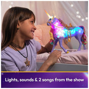 Unicorn Academy 6066835 Rainbow Light-up Wildstar with Lights, Sounds & Music for Girls Ages 4+