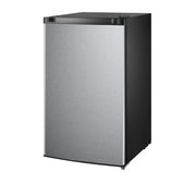Mainstays MS953619315306 4.4 Cu Ft Compact Refrigerator, Stainless Steel Look
