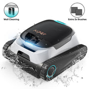 Aiper Scuba N1 Pro Cordless Robotic Pool Cleaner for In-Ground Pools up to 1600sq.ft, Pool Vacuum - White