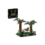 LEGO 75353 Star Wars Endor Speeder Chase Diorama Collectible Building Set