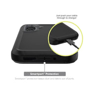 onn. WIARBG100127599 Rugged Phone Case for Samsung Galaxy A54 5G (Black/Gray)