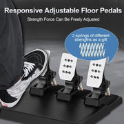 DOYO Racing Wheel and Pedals for Xbox Series X S/ PS4/ PS3/ PC/Xinput/Xbox 360/ Switch/Android - 1080 Rotation, Customizable Hall Pedals, Dual Vibration Feedback