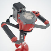 Eskimo E40 Electric Ice Auger, 8-Inch Composite Bit, 40V Lithium Battery, Turbo Cutting System, Lightweight Red, 45850