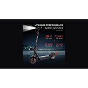 EVERCROSS EV10K PRO-W Electric Scooter Adult 10 Solid Tires 500w Motor up to 19 MPH & 22 Miles Dual Shock Absorption Folding Electric Scooter for Adult Commute