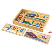 Melissa & Doug 2940 See & Spell Wooden Educational Toy With Spelling Boards