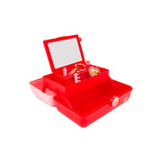 Strawberry Shortcake SC063HBAZA x Caboodles Makeup Organizer Set, 7-Piece, Red, Water-Resistant, Ages 8+