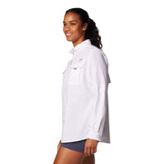 Columbia PFG Bahama II Long-Sleeve Button-Down Shirt - White - XL