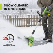 Syvio PS22 Cordless Snow Shovel, 24V, 12 Inch