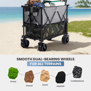 Gianna Folding Double Decker Wagon with Brakes, 54