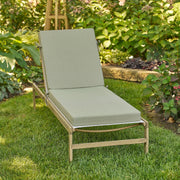 Better Homes & Gardens Outdoor Chaise Lounge Cushion, 72in x 23in, Green, Fade-Resistant Polyester