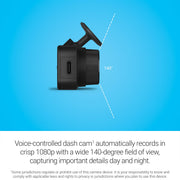 Garmin 010-02899-00 Dash Cam Mini 3 Ultracompact 1080p Dash Cam with a 140-degree Field of View and built-in Clarity Polarizer - Black