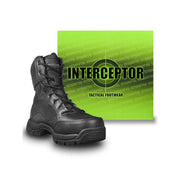 Interceptor MNIN0241001 Men's Force Tactical Steel Toe Work Boots Black 13