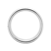 Brilliance Fine Jewelry Men's Tungsten 8MM Grooved Comfort, Silver, 12