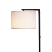 Mainstays 62-040 Contemporary Metal 62in Floor Lamp With On/Off Foot Switch, Black