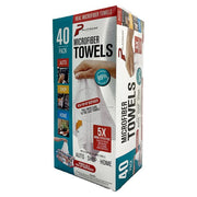 Platinum Series MPX-454403 Multi-Use Microfiber Cleaning Towel Dispenser Box, 40 Count, White