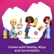 LEGO Friends Unicorn Dream Caf Building Toy, 475 Pieces, Multicolor, Ages 6+, Includes Paisley, Aliya, and Iza Minidolls, 6581029