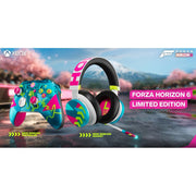 Microsoft Xbox Wireless Headset Forza Horizon 6 Limited Edition, Bluetooth 5.3, Over-Ear Gaming Headphones, Spatial Audio with Dolby Atmos, Up to 20 Hours Battery Life, Multicolor