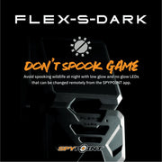 Spypoint Flex-S-Dark Solar Cellular Trail Camera, Built-In Solar Panel, 40MP Photos, 1080p Videos with Sound, No-Glow Night Vision, Motion Activated, GPS Enabled, Weather Resistant