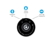 Core Innovations Wireless Bluetooth Karaoke Microphone with Built-in Hi-Fi Stereo Speakers, HD Recording, Portable Rechargeable, Black, KRMC100