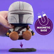 Just Play Perch'd Star Wars Mandalorian Collectible Shoulder Plush, 3.75 Inch, Multicolor, TMAD