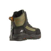 Korkers FB4810-8 Greenback Felt/Kling-On Sole Wading Boots for Men - 8 Medium